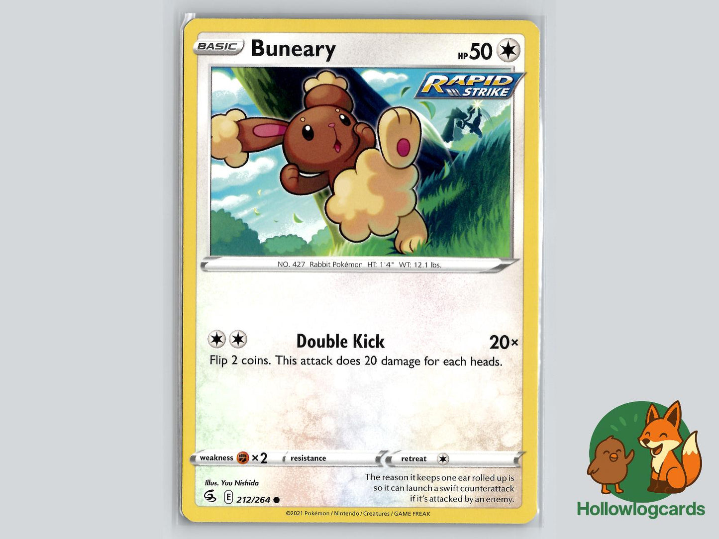 Buneary (212/264) - Fusion Strike Pokémon Card