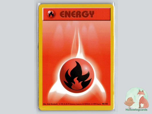 Fire Energy (98/102) - Base Pokémon Card