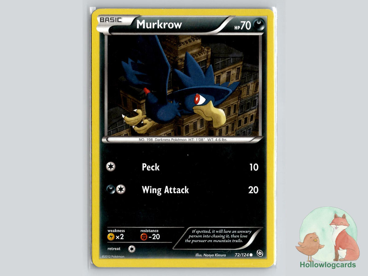 Murkrow (72/124) - Dragons Exalted Pokémon Card