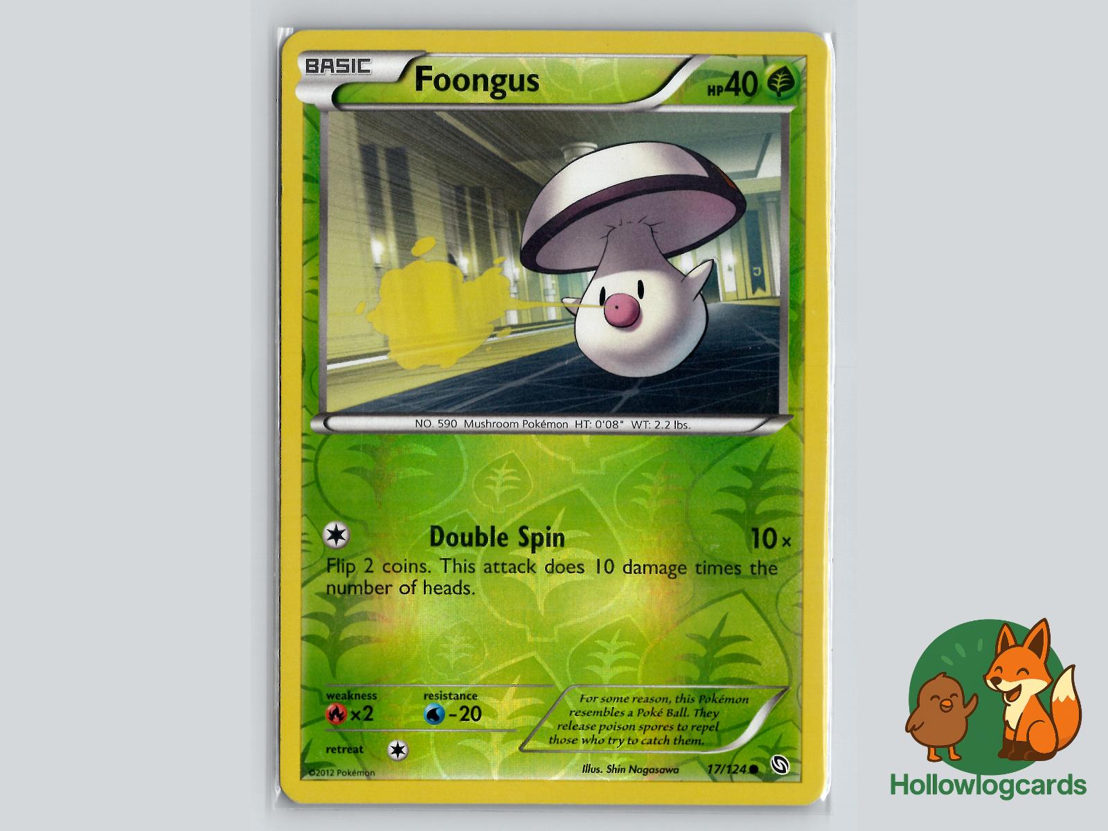 Foongus (17/124) - Dragons Exalted Pokémon Card