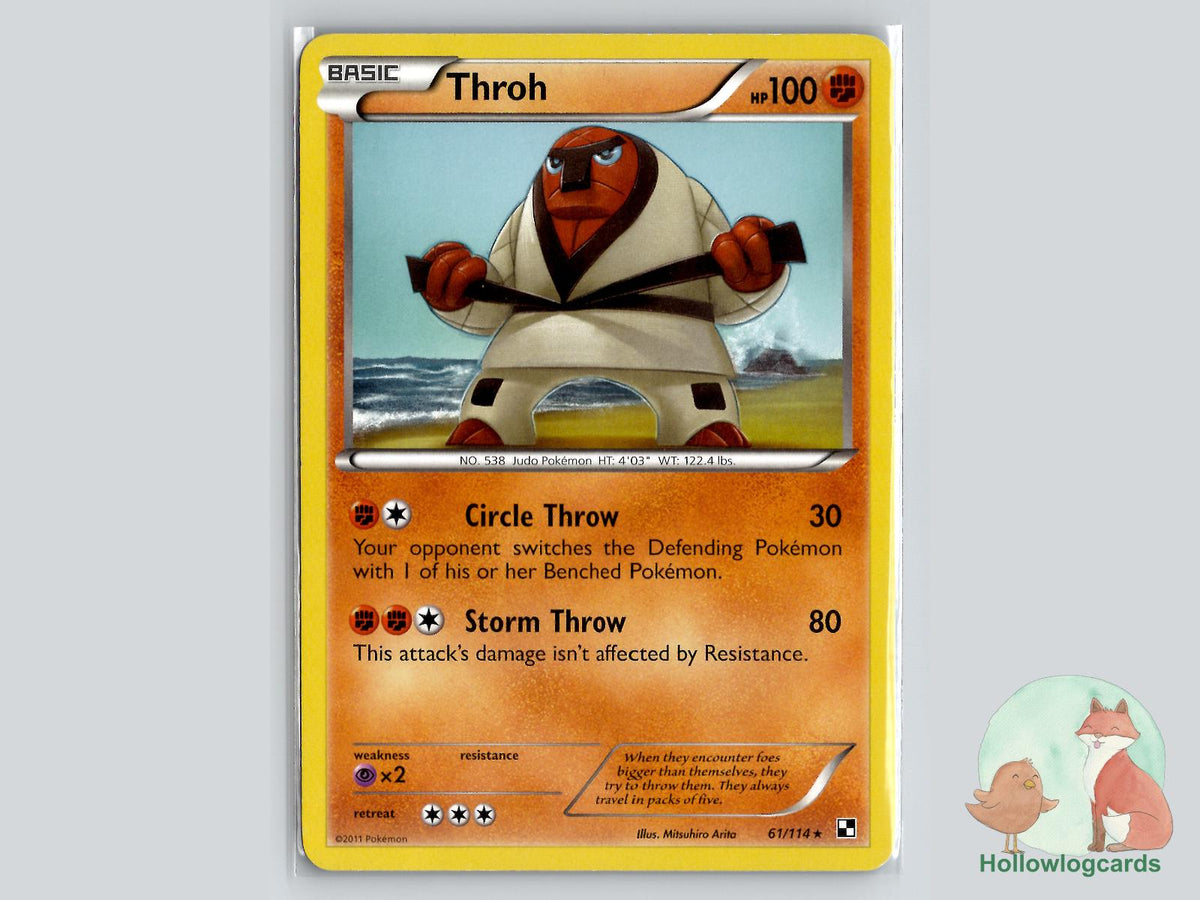 Throh (61/114) - Black & White Pokémon Card