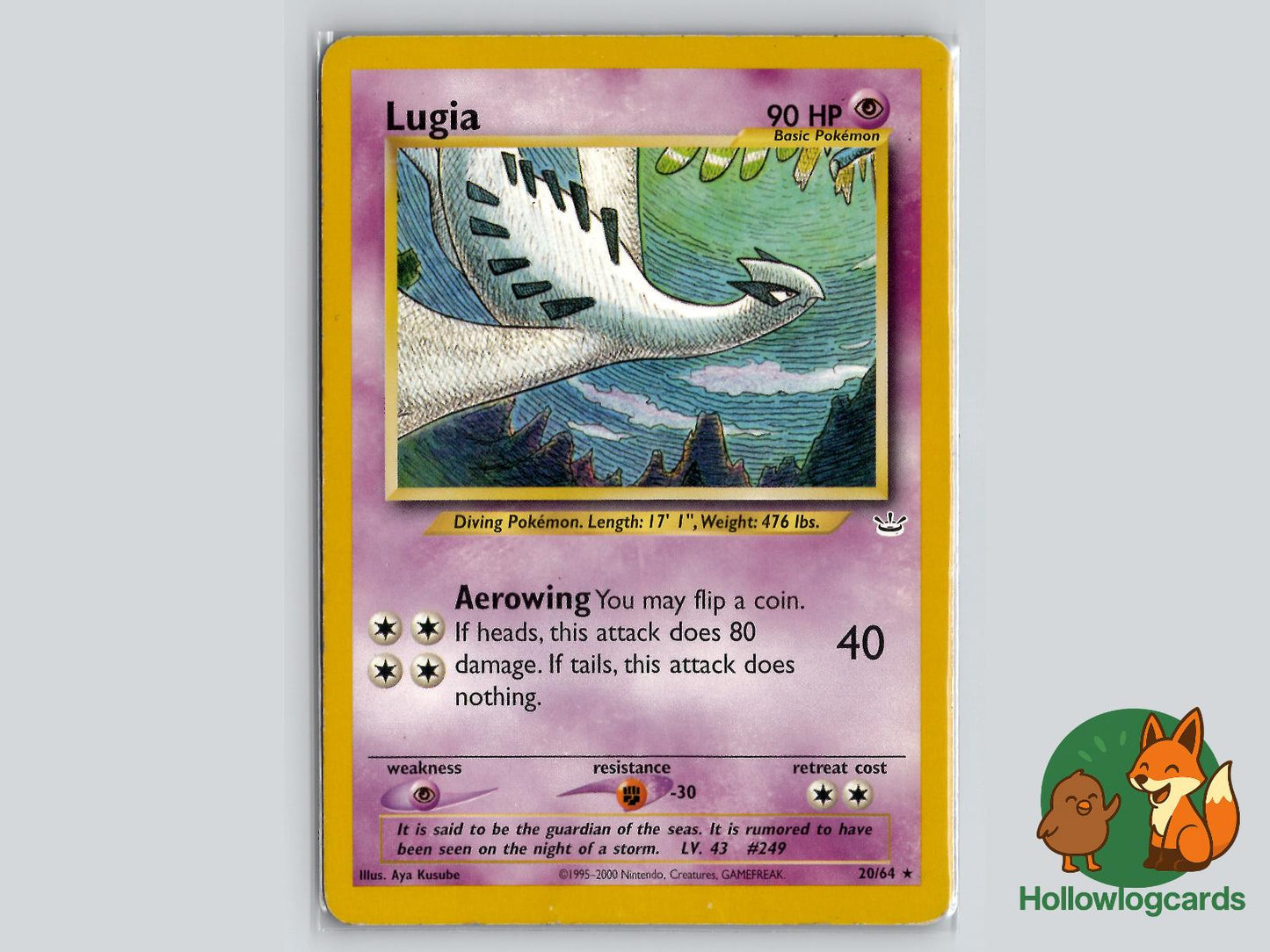 Lugia (20/64) - Neo Revelation Pokémon Card