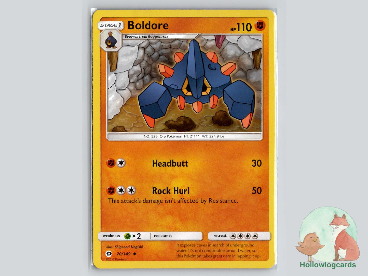 Boldore (70/149) - Base Pokémon Card