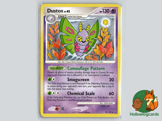 Dustox (25/127) - Platinum Pokémon Card
