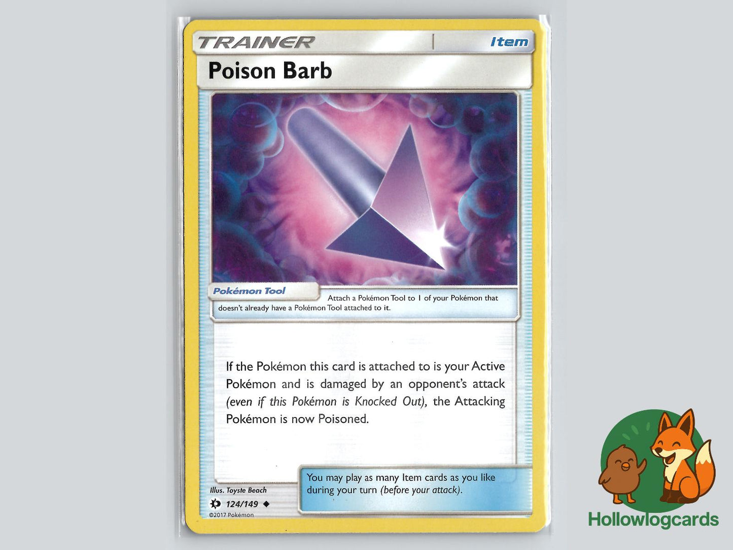 Poison Barb (124/149) - Base Pokémon Card