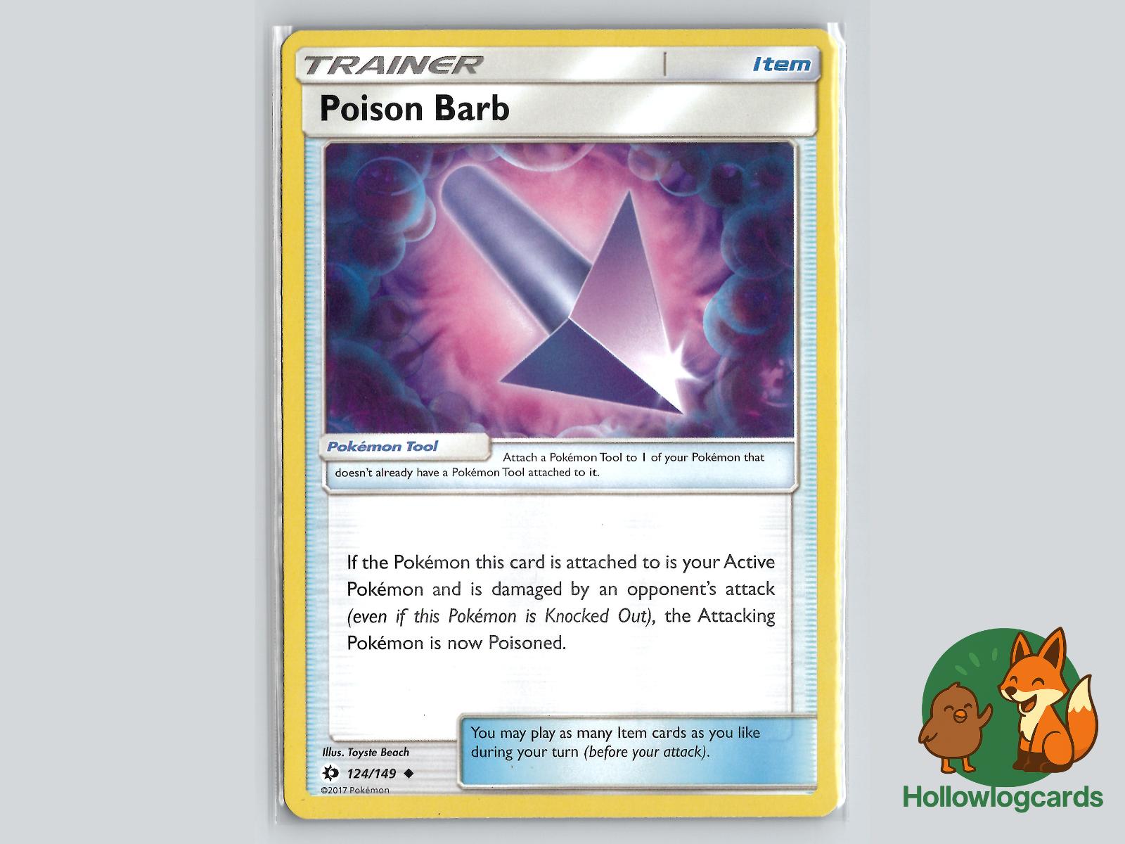 Poison Barb (124/149) - Base Pokémon Card