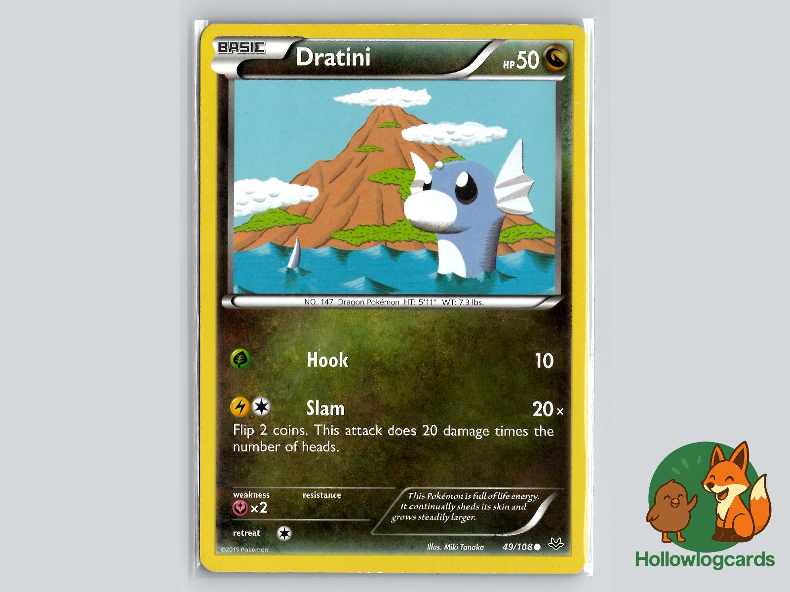 Dratini (49/108) - Roaring Skies Pokémon Card