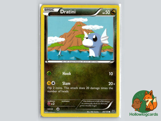 Dratini (49/108) - Roaring Skies Pokémon Card