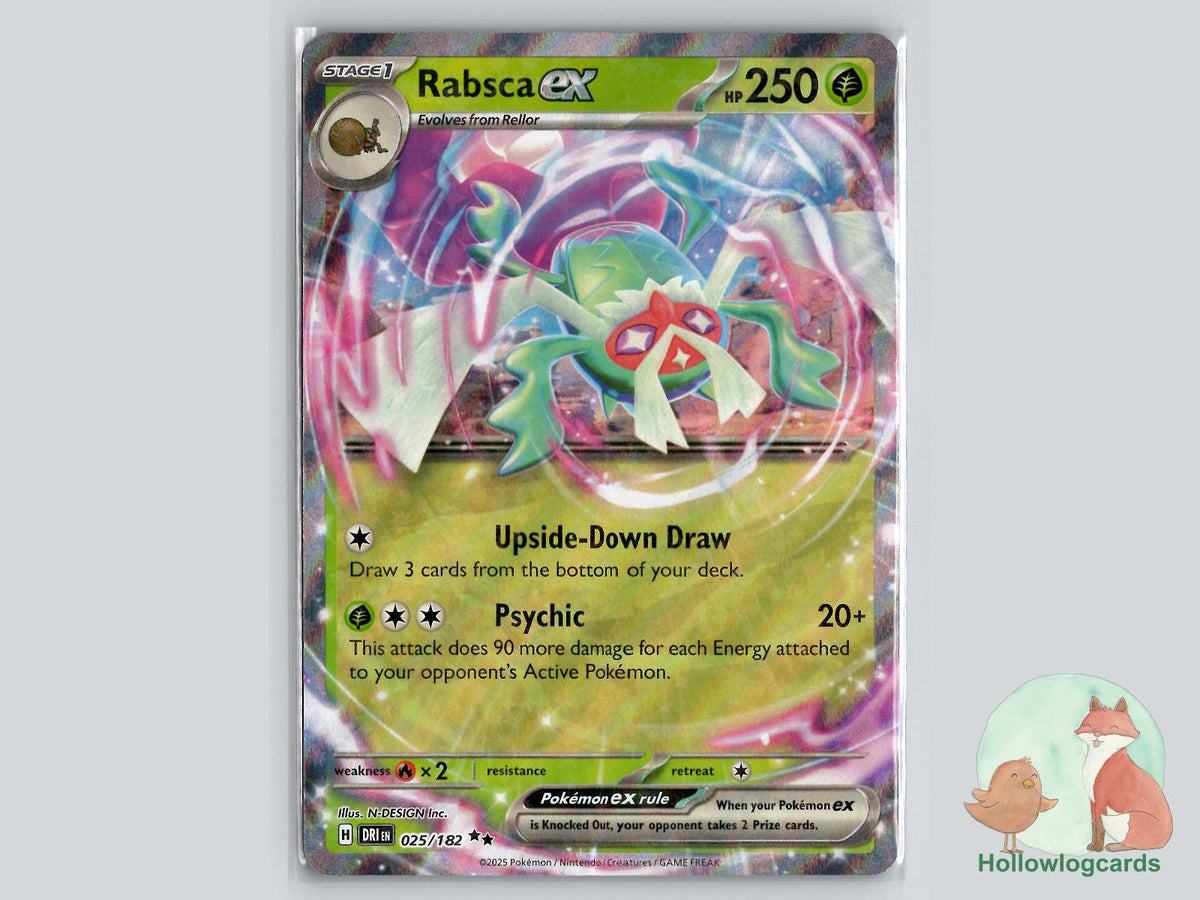 Rabsca ex (025/182) - Destined Rivals Pokémon Card