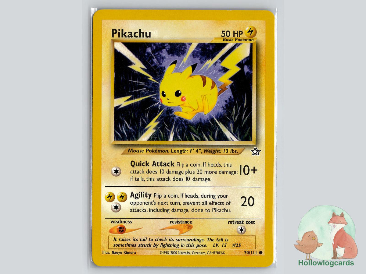Pikachu (70/111) - Neo Genesis Pokémon Card