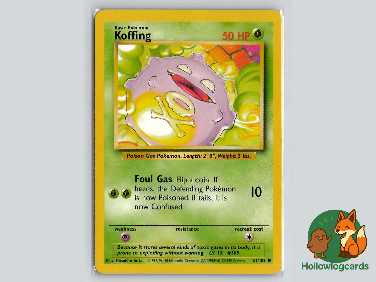 Koffing (51/102) - Base Pokémon Card