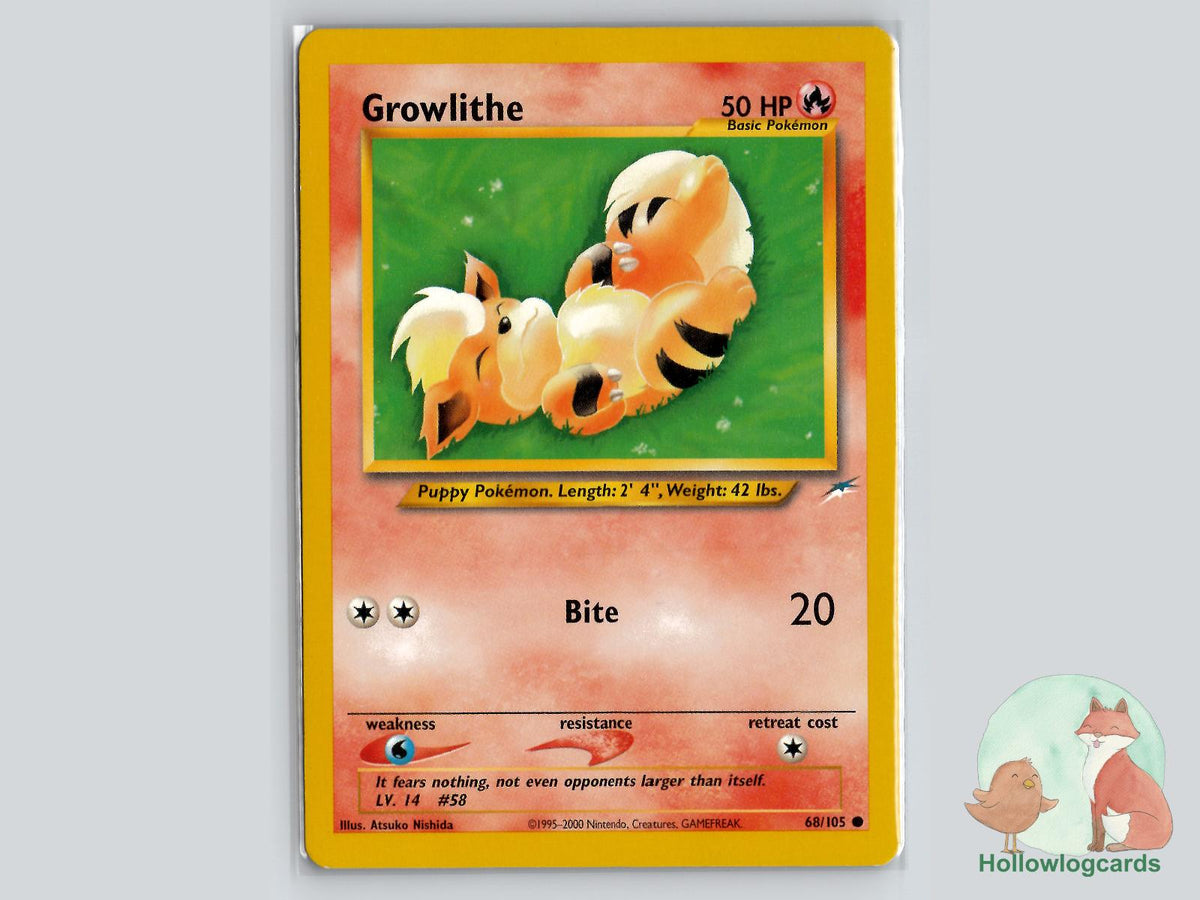Growlithe (68/105) - Neo Destiny Pokémon Card
