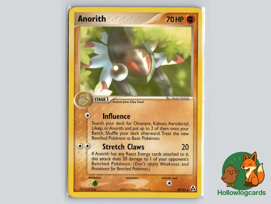 Anorith (29/92) - Legend Maker Pokémon Card