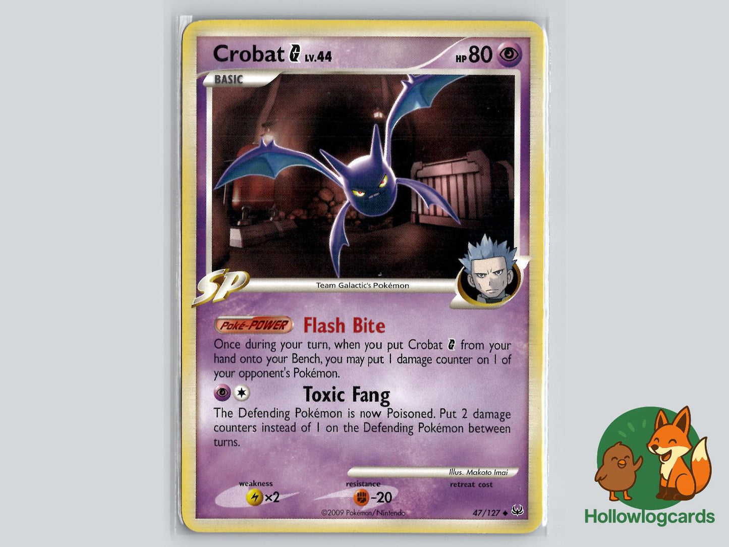 Crobat G (47/127) - Platinum Pokémon Card