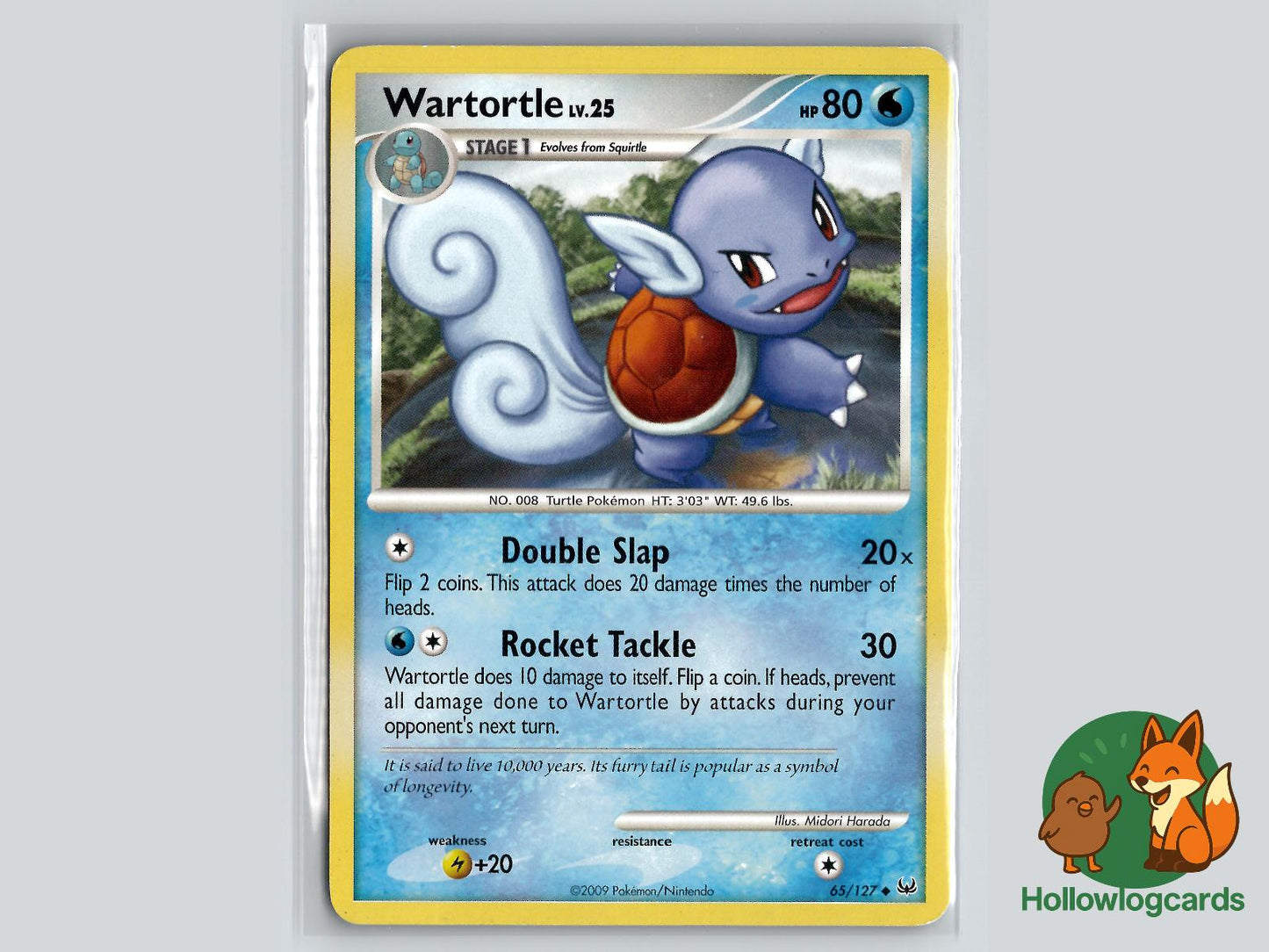 Wartortle (65/127) - Platinum Pokémon Card