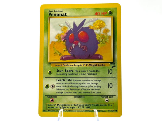 Image of Venonat Base Set 2 (B2) #97