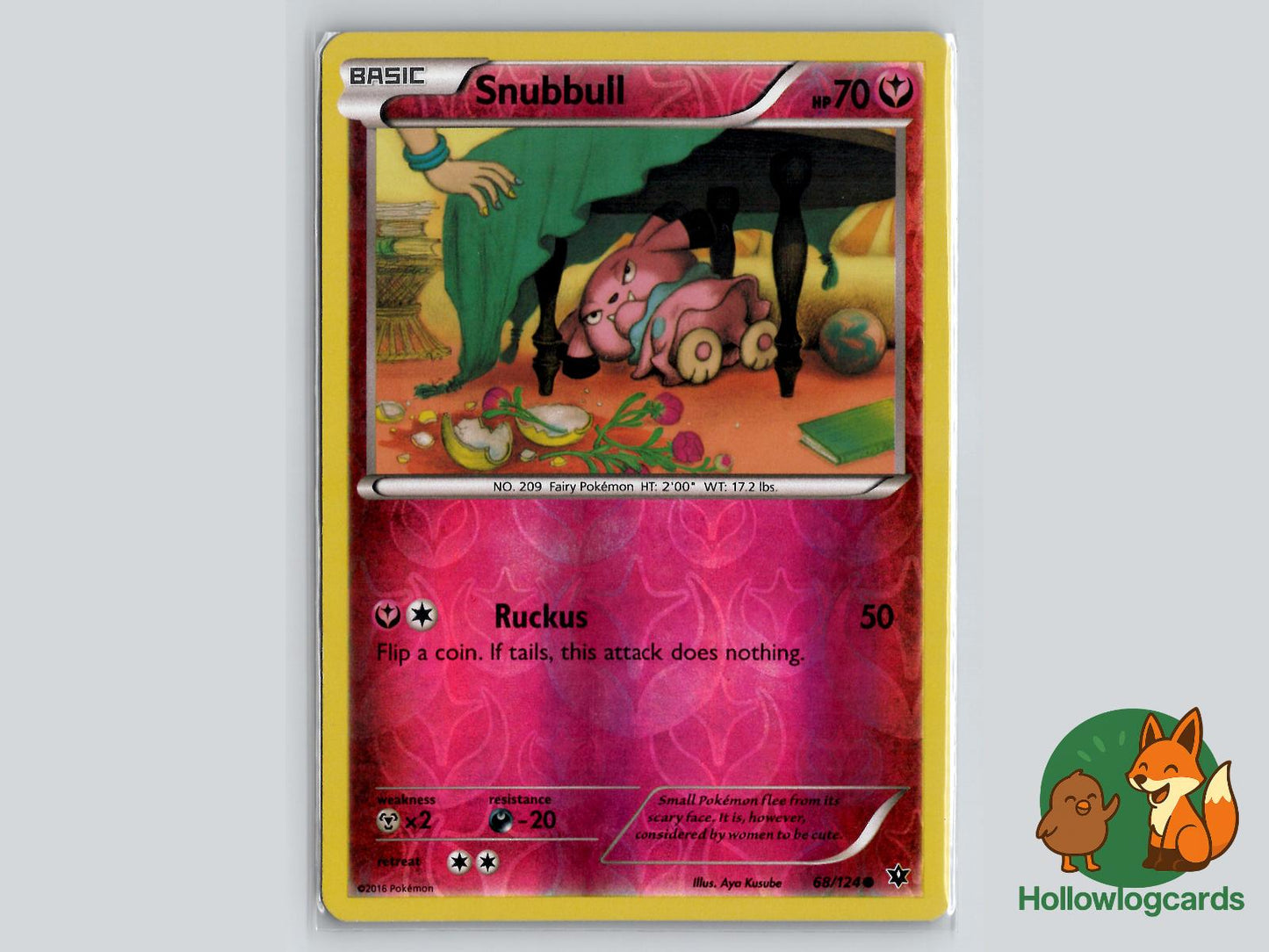 Snubbull (68/124) - Fates Collide Pokémon Card