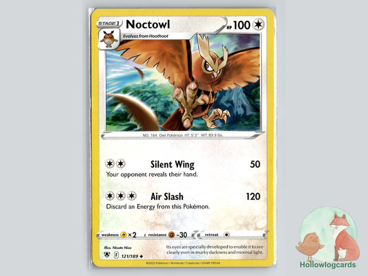 Noctowl (121/189) - Astral Radiance Pokémon Card