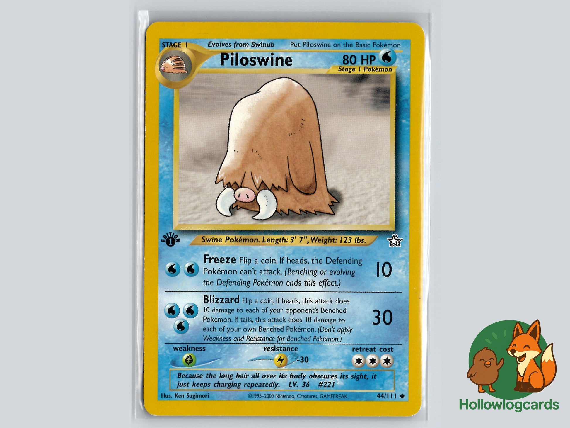 Image of Piloswine Neo Genesis (N1) #44