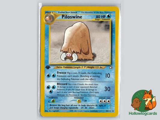Image of Piloswine Neo Genesis (N1) #44