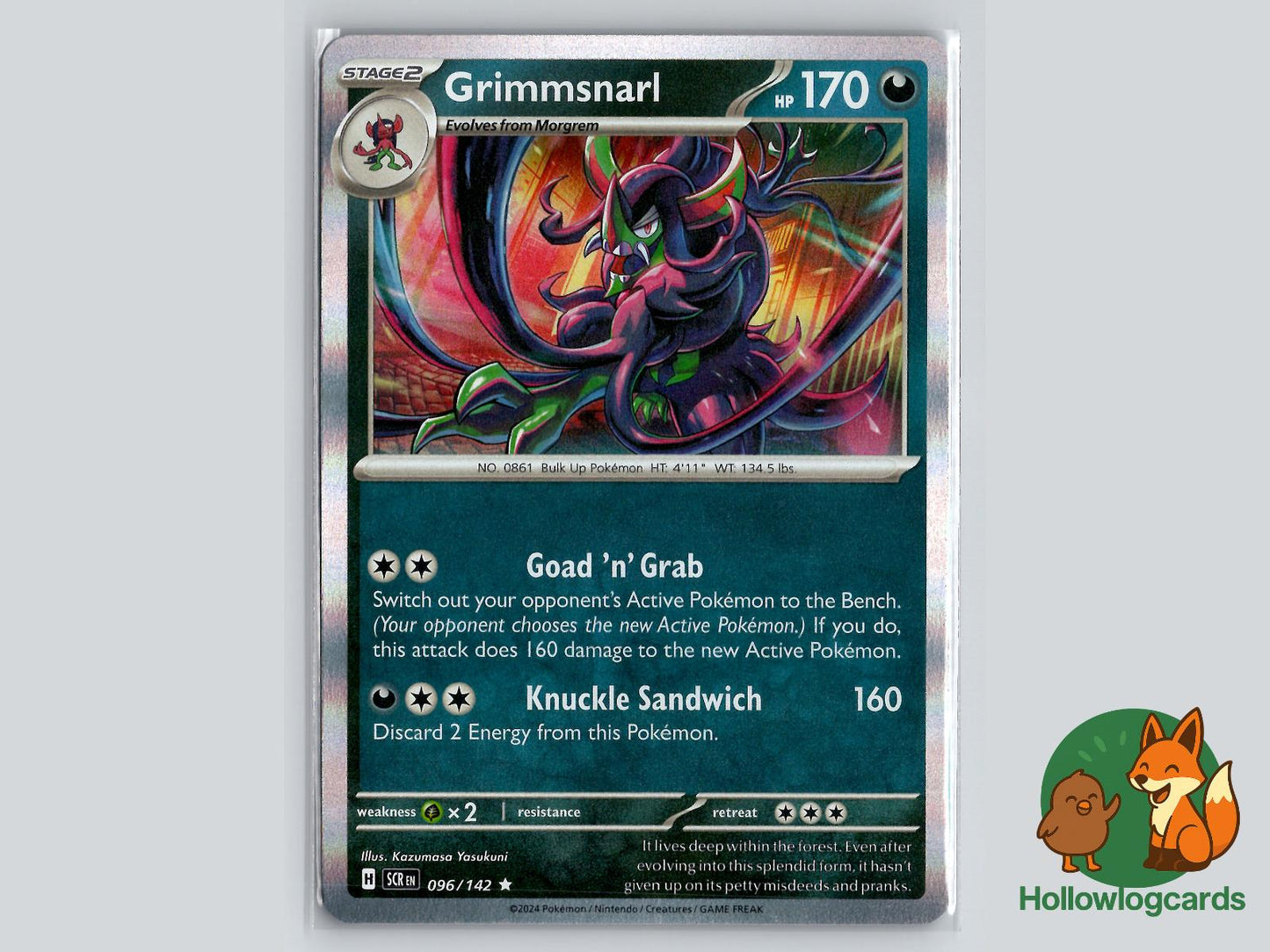 Grimmsnarl (96/142) - Stellar Crown Pokémon Card