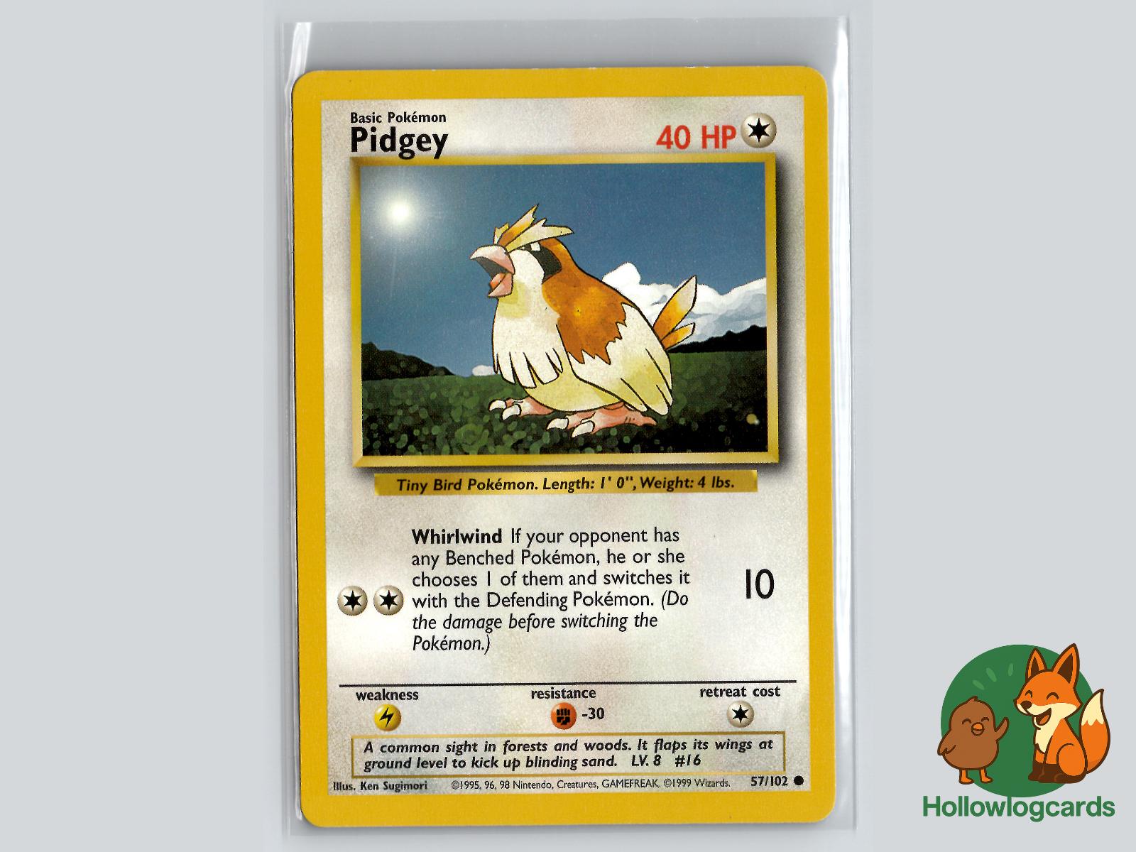 Pidgey (57/102) - Base Pokémon Card