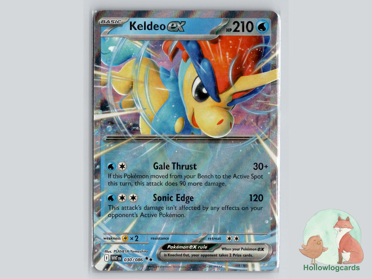 Keldeo ex (030/086) - White Flare Pokémon Card