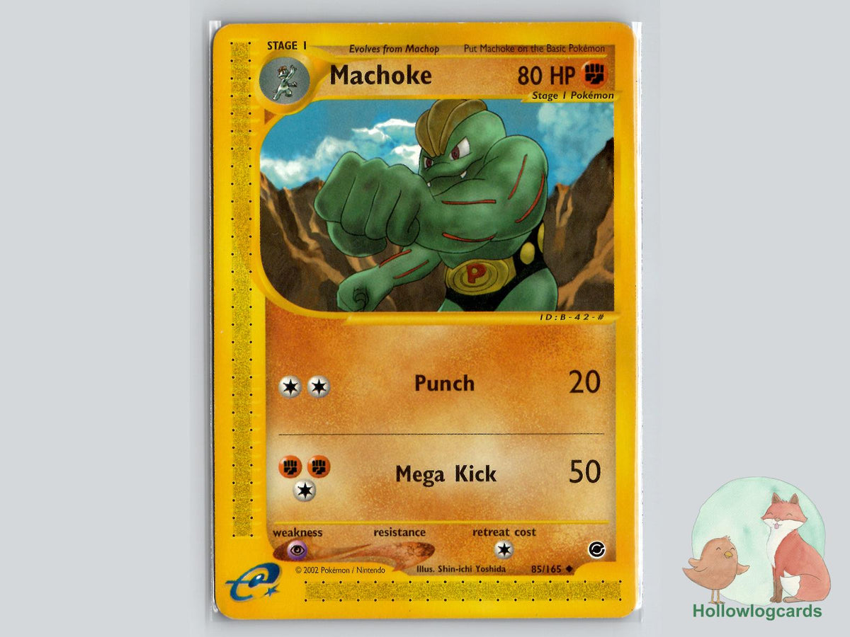 Machoke (85/165) - Expedition Base Set Pokémon Card