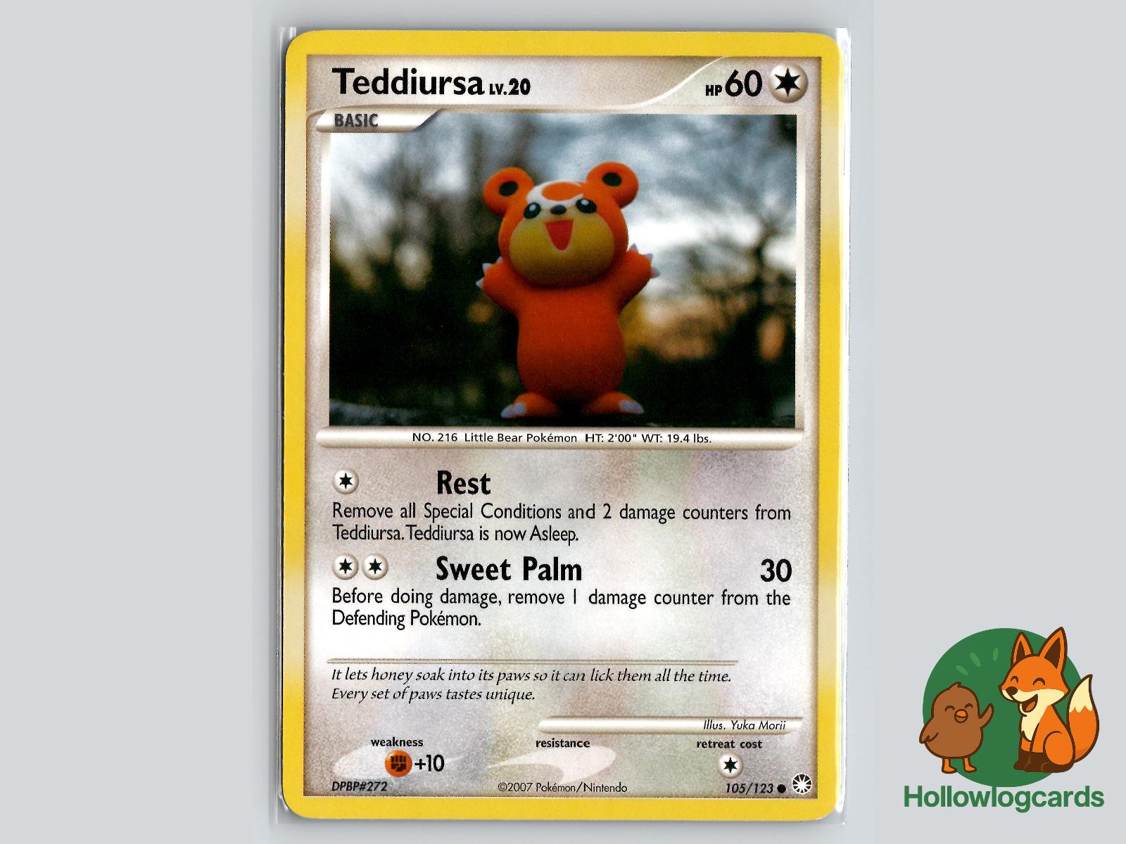 Teddiursa (105/123) - Mysterious Treasures Pokémon Card