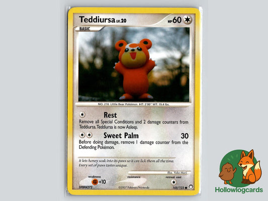 Teddiursa (105/123) - Mysterious Treasures Pokémon Card