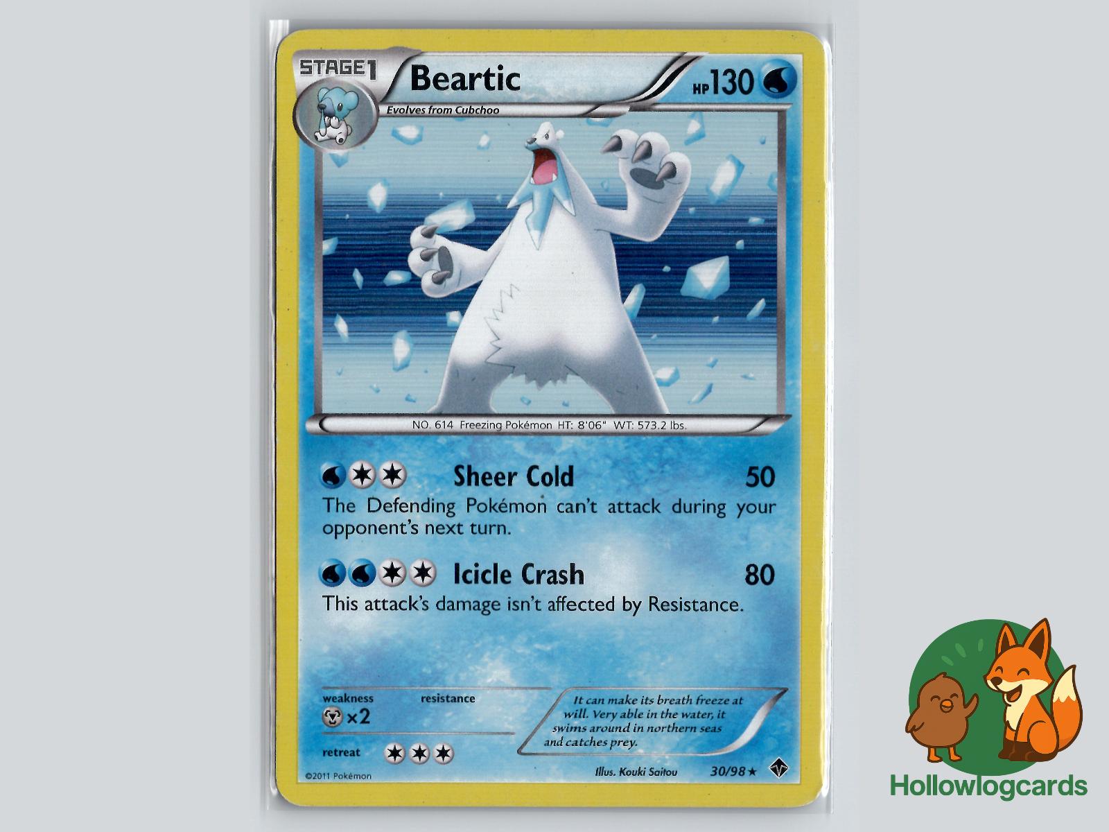 Beartic (30/98) - Emerging Powers Pokémon Card