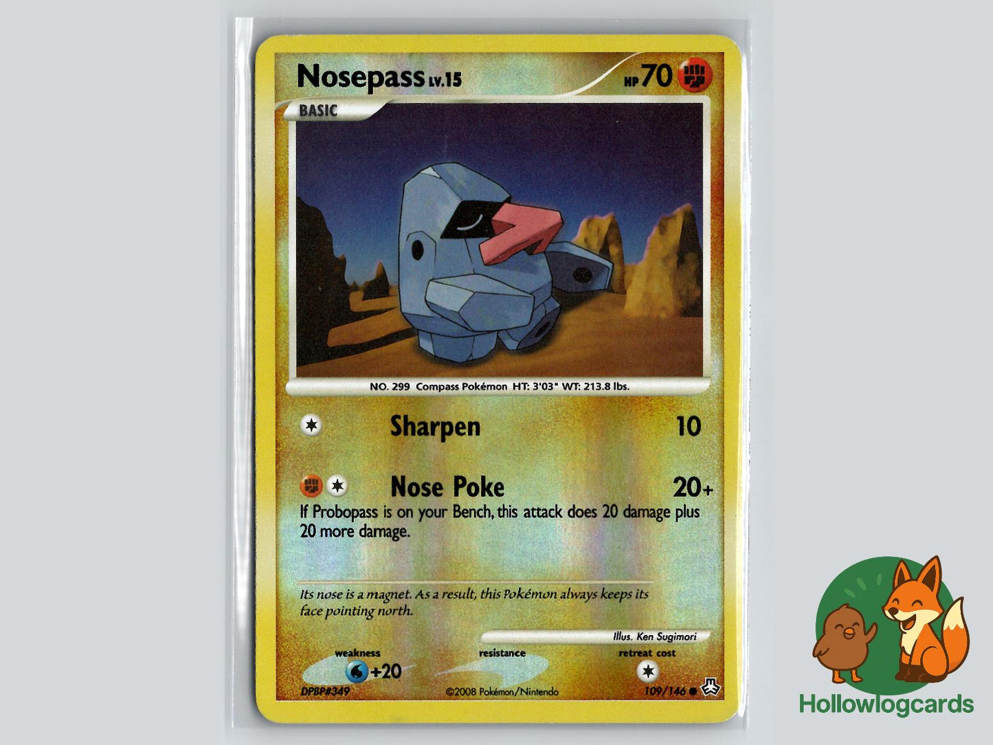 Nosepass (109/146) - Legends Awakened Pokémon Card