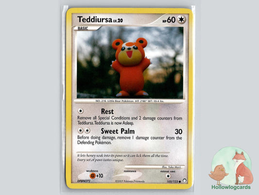 Teddiursa (105/123) - Mysterious Treasures Pokémon Card