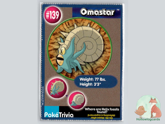 Omastar (139) Pokémon Card
