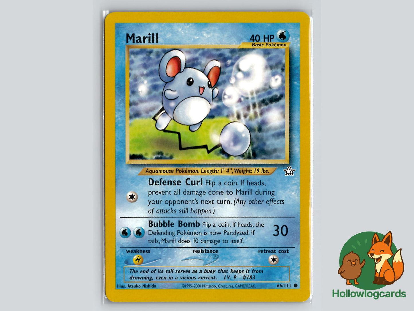 Marill (66/111) - Neo Genesis Pokémon Card