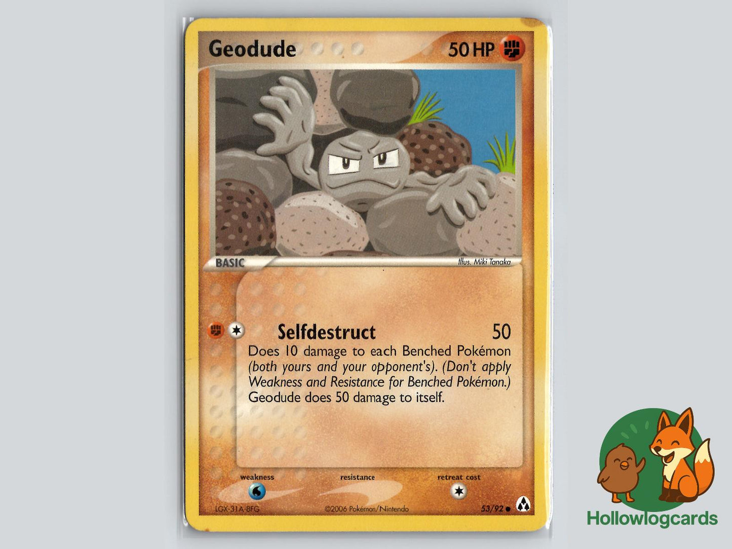 Geodude (53/92) - Legend Maker Pokémon Card