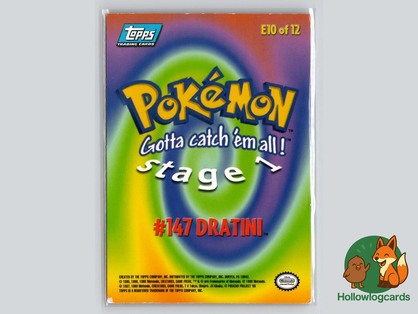 Dratini (#69) - Topps The First Movie Trading Cards