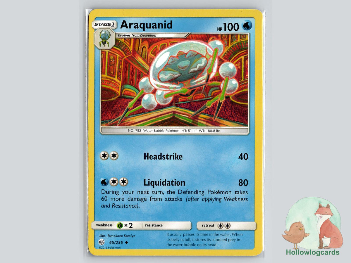 Araquanid (65/236) - Cosmic Eclipse Pokémon Card