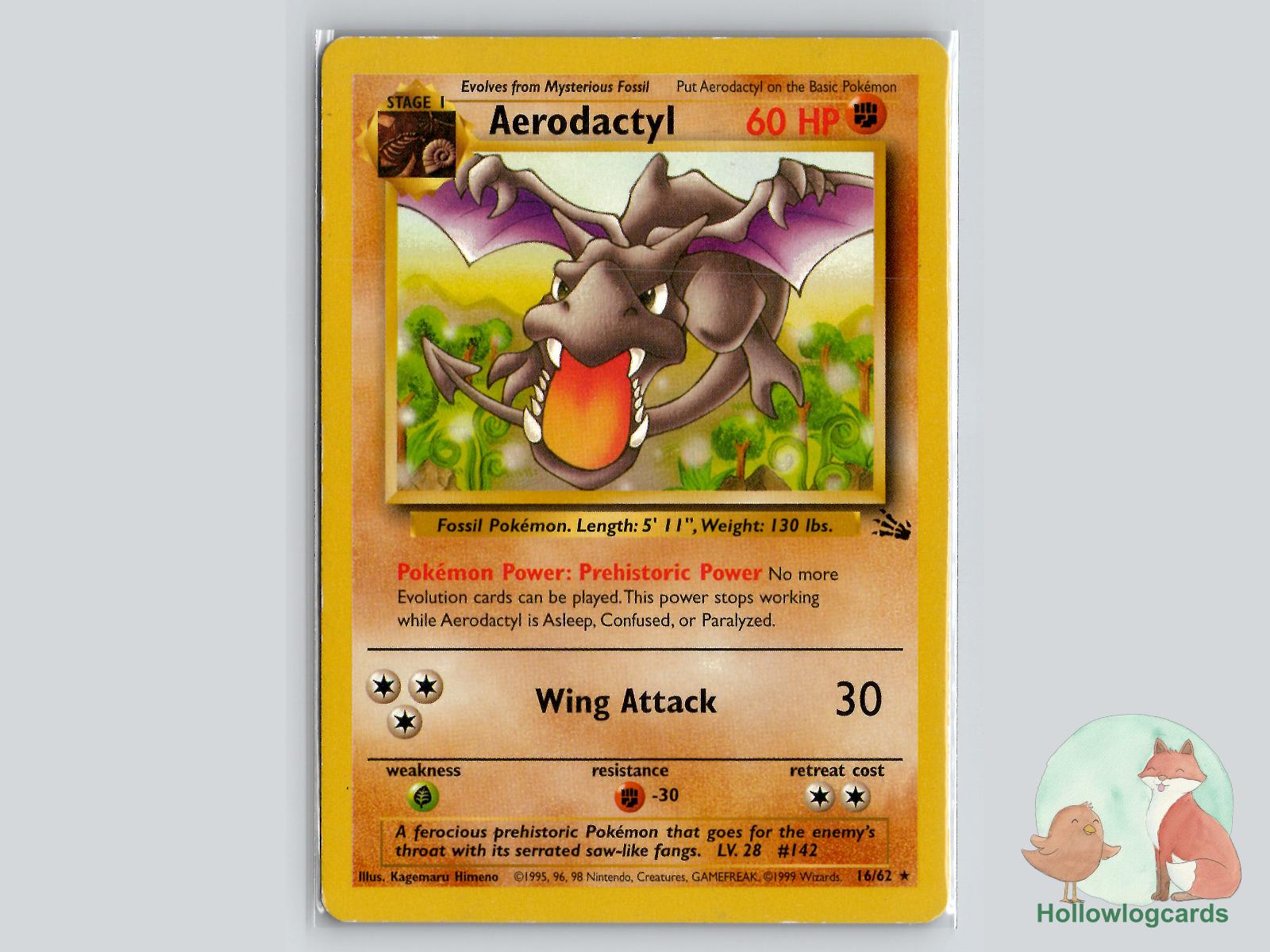 Aerodactyl (16/62) - Fossil Pokémon Card