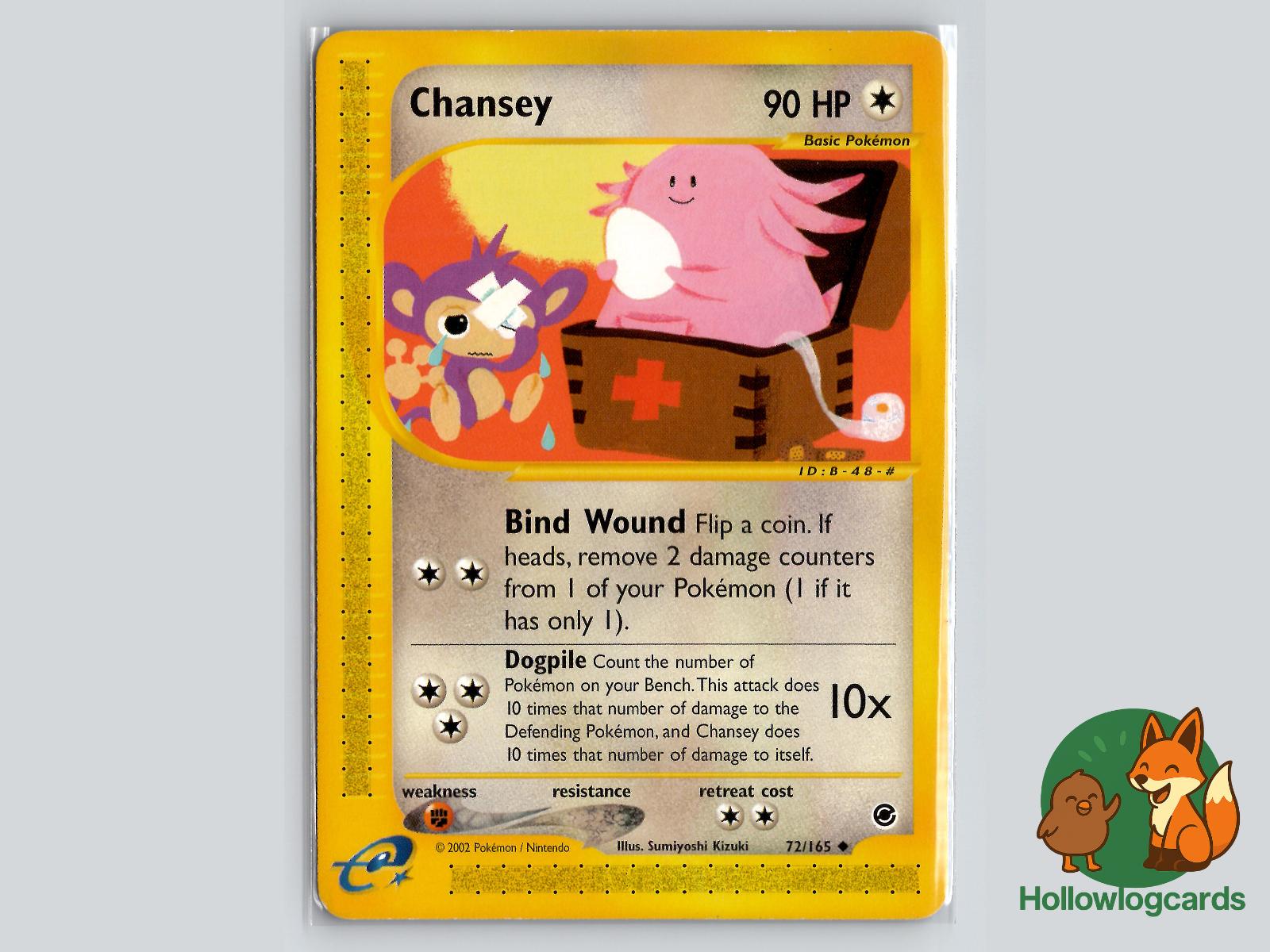 Chansey (72/165) - Expedition Base Set Pokémon Card