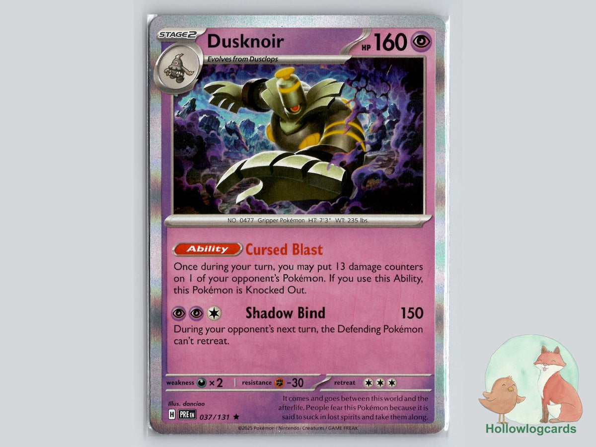 Dusknoir (037/131) - Prismatic Evolutions Pokémon Card