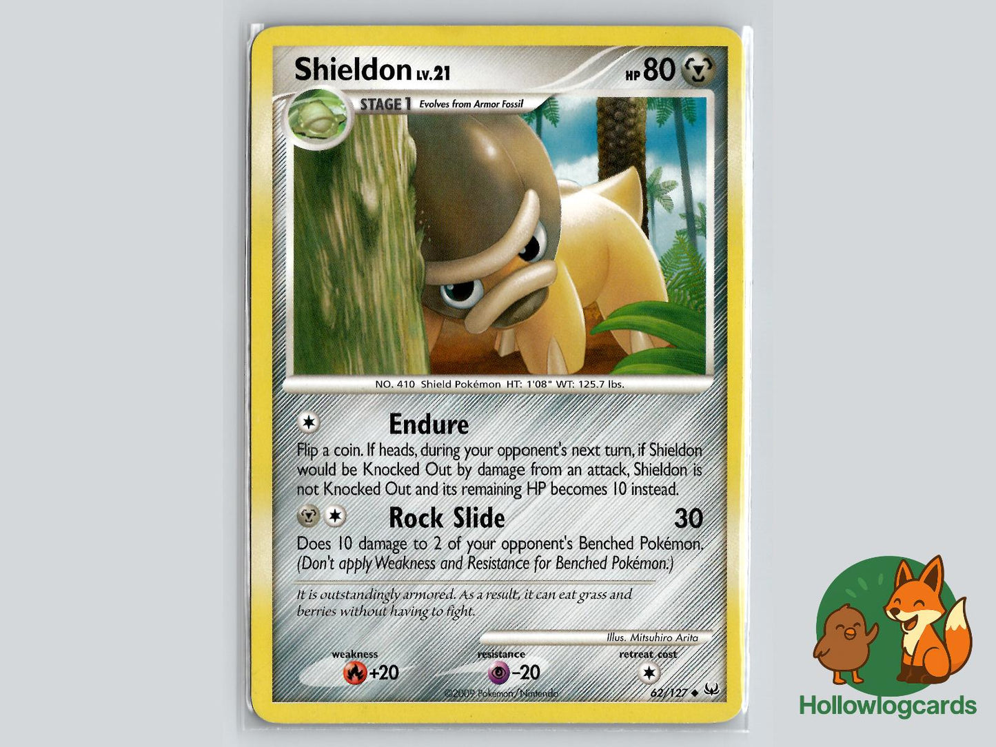 Shieldon (62/127) - Platinum Pokémon Card