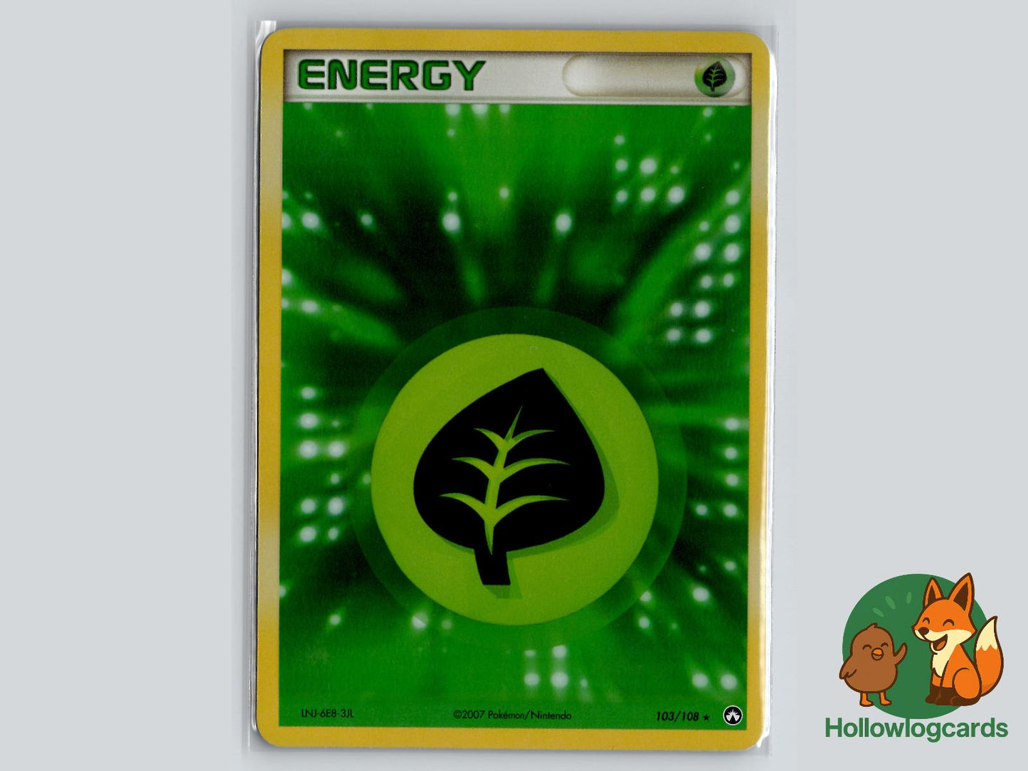Grass Energy (103/108) - Power Keepers Pokémon Card