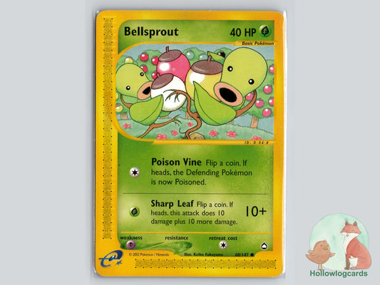 Bellsprout (68/147) - Aquapolis Pokémon Card
