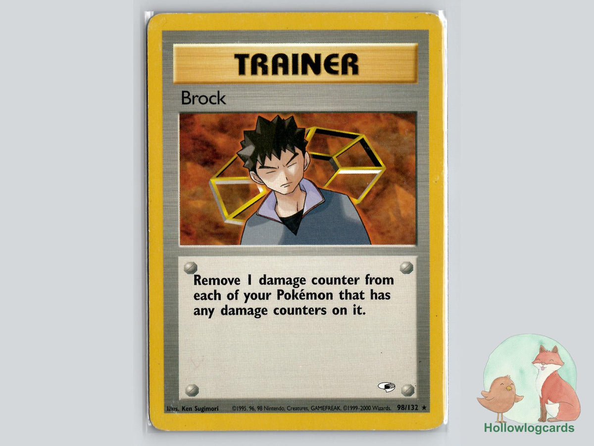 Brock (98/132) - Gym Heroes Pokémon Card