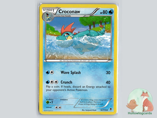 Croconaw (16/119) - Phantom Forces Pokémon Card