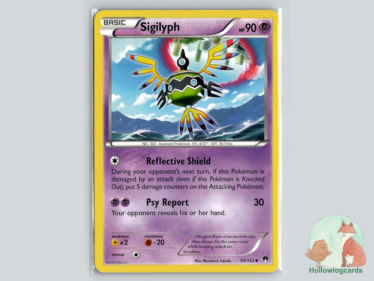 Sigilyph (55/122) - BREAKpoint Pokémon Card