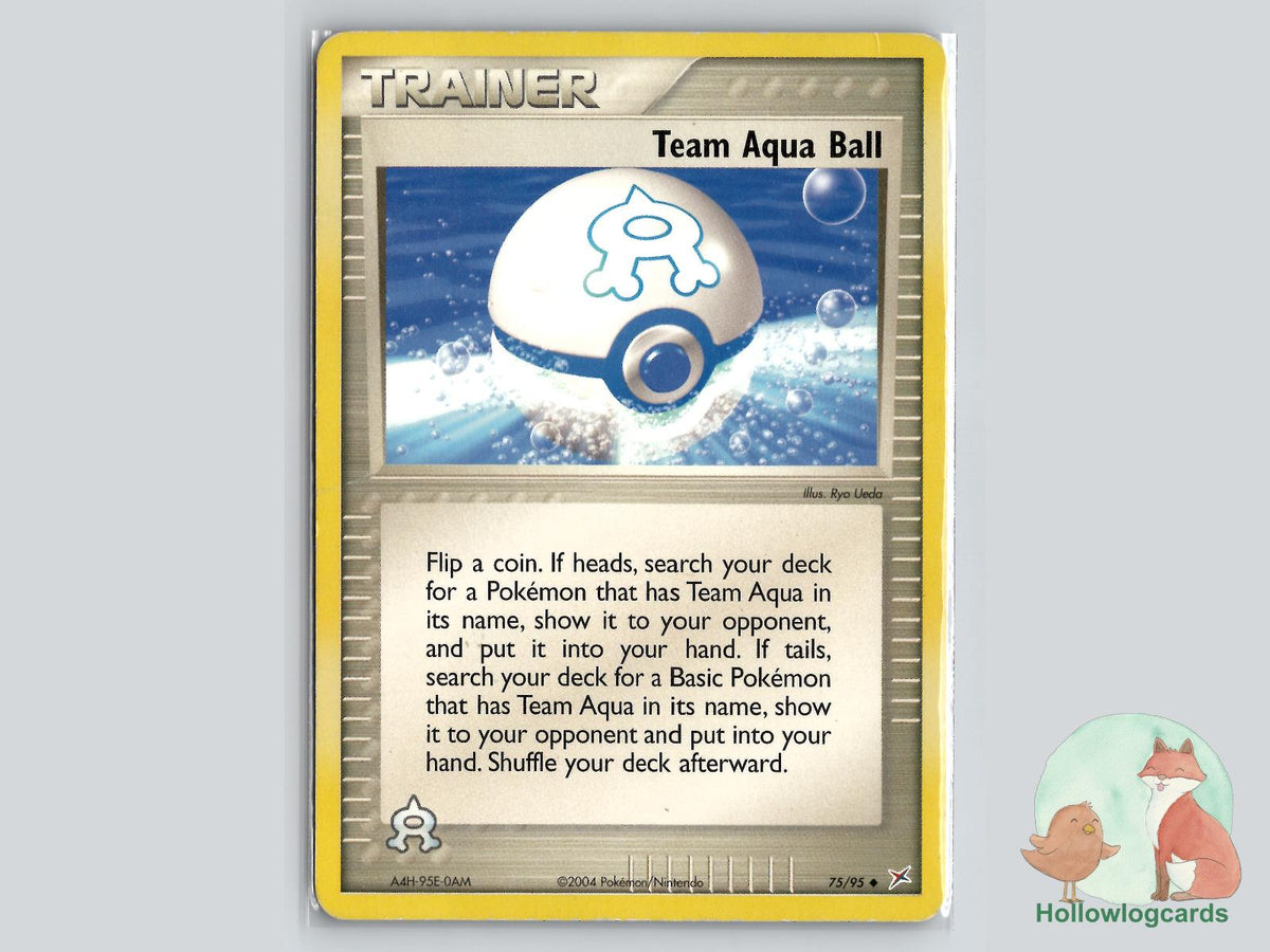 Team Aqua Ball (75/95) - Team Magma vs Team Aqua Pokémon Card