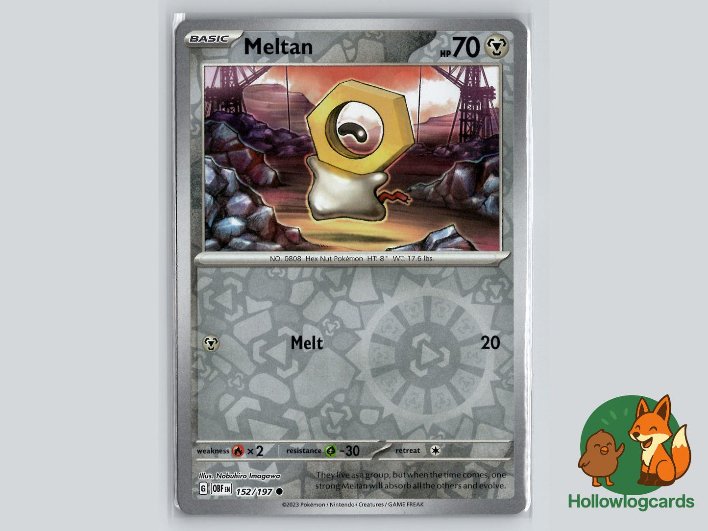 Meltan (152/197) - Obsidian Flames Pokémon Card