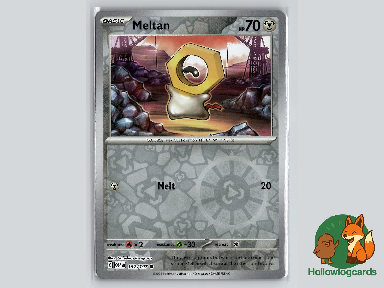 Meltan (152/197) - Obsidian Flames Pokémon Card